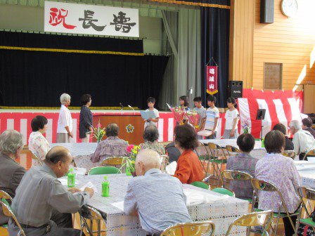 敬老会の様子