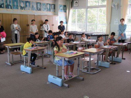 参観日の様子